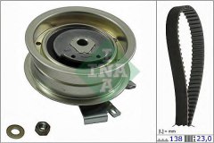 Комплект ремня ГРМ для VW GOLF VI (5K1) 1.6 BiFuel 2009-2012, код двигателя CHGA, V см3 1595, кВт 75, л.с. 102, Бензин/автогаз (LPG), Ina 530017110