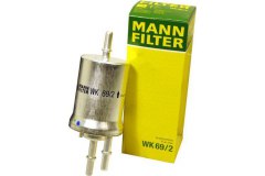 Фильтр топливный для VW GOLF VI (5K1) 1.4 2008-2012, код двигателя CGGA, V см3 1390, кВт 59, л.с. 80, бензин, MANN-FILTER WK692