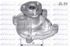 Водяной насос для VW GOLF VI (5K1) 1.4 2008-2012, код двигателя CGGA, V см3 1390, кВт 59, л.с. 80, бензин, Dolz A218