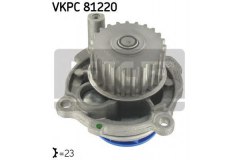 Водяная помпа VKPC81220 для VW GOLF PLUS (5M1, 521) 1.6 2005-2013, код двигателя BSE,BSF,CCSA,CMXA, V см3 1595, кВт 75, л.с. 102, бензин, Skf VKPC81220